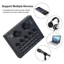 Interfaz Mezclador De Audio Externo Usb Tarjeta De Sonido V8