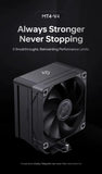 Cooler Disipador Para Intel - Amd Ventilador 120mm Snowman Negro