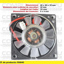Zfan40 Ventilador Para T De Video 4x4 Cm 12v Computoys