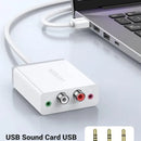 Adaptador De Audio De Tarjeta De Sonido, Ugreen