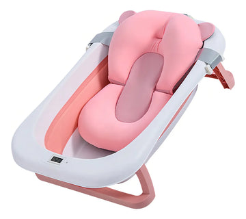 Tina Bañera Plegable Para Bebé Color Rosa Tina Bañera Plegable Para Bebé