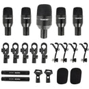 Kit de micrófono con batería Takstar Dmsd7 con funda superior, color negro