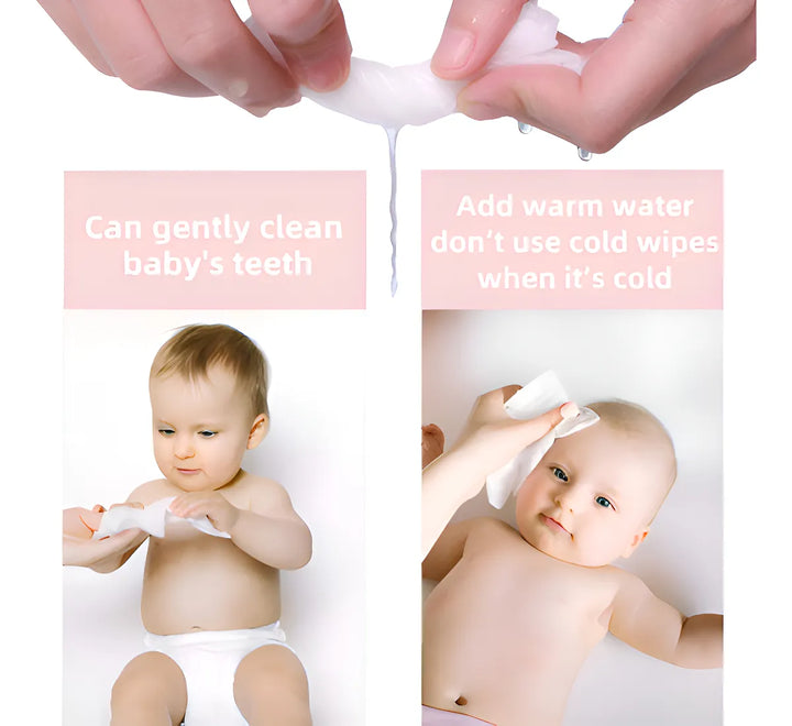 Cottoncare Toallita Seca Para Beb, 100% Algodn, Pauelos De A