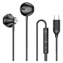 Manos Libres Tipo C Microfono Samsung iPhone Huawei Motorol Plateado