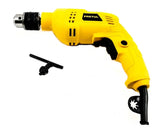 Combo Taladro Percutor + Cajas Para Herramientas Pretul Amarillo 60 Hz