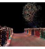 Extensión 200 Luces Navideñas Led Solar Qedertek 72 Pies