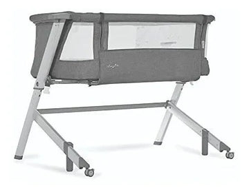 Cuna Colecho Y Moisés Portátil, Gris, Ajustable, Plegable.