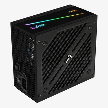 Fuente De Poder Aerocool Cylon Rgb 600w +80 Plus Bronze Black