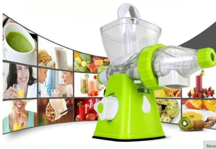 Extractor Exprimidor Manual De Frutas Y Verduras De Manivel Verde Lima