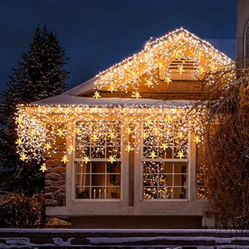 Luces Navideñas Decoraciones Exteriores, 400 Led 33 Pi...
