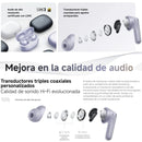 Xiaomi Redmi Buds 6 Pro, Auriculares Táctil, Anc, 3-mic, Wht Blanco