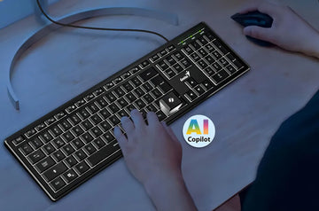 Teclado Con Cable Genius Slimstar 820 Iluminado Usb Teclado Negro Idioma Español España