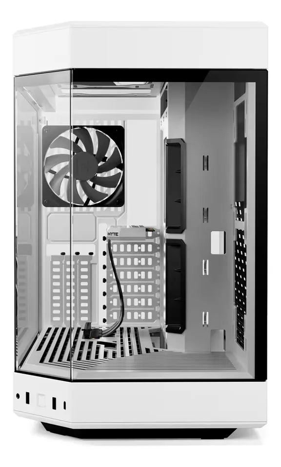 Chasis Gamer E-atx Hyte Y60 Blanco + 3 Fan + Riser Pci