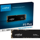 Disco Ssd Crucial 1tb P3 Plus M.2 2280 Nvme Gen 4 X4 5000mbs Negro