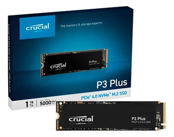 Disco Ssd Crucial 1tb P3 Plus M.2 2280 Nvme Gen 4 X4 5000mbs Negro