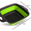 Escurridor Colador De Silicona Plegable Para Verduras