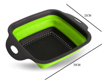 Escurridor Colador De Silicona Plegable Para Verduras