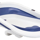Bañera Plegable Con Soporte Y Cojín Stand Happy Baby Color Azul
