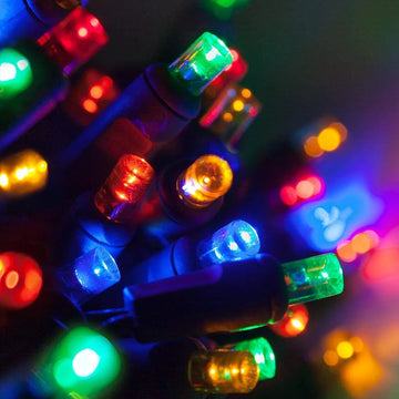 Luces Navideñas Led Multicolor 70 Luces 5mm, 24 Pies
