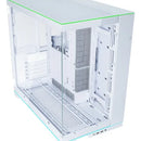 Gabinete para jugadores Lian Li O11 Dynamic Evo Rgb Wt Temp Glass, color blanco