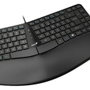 Teclado Genius Ergo Kb-700 Teclado Negro Idioma Español Latinoamérica