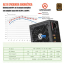 Fuente Poder 650w Reales 80 Plus Bronce Power Supply 650 W Negro