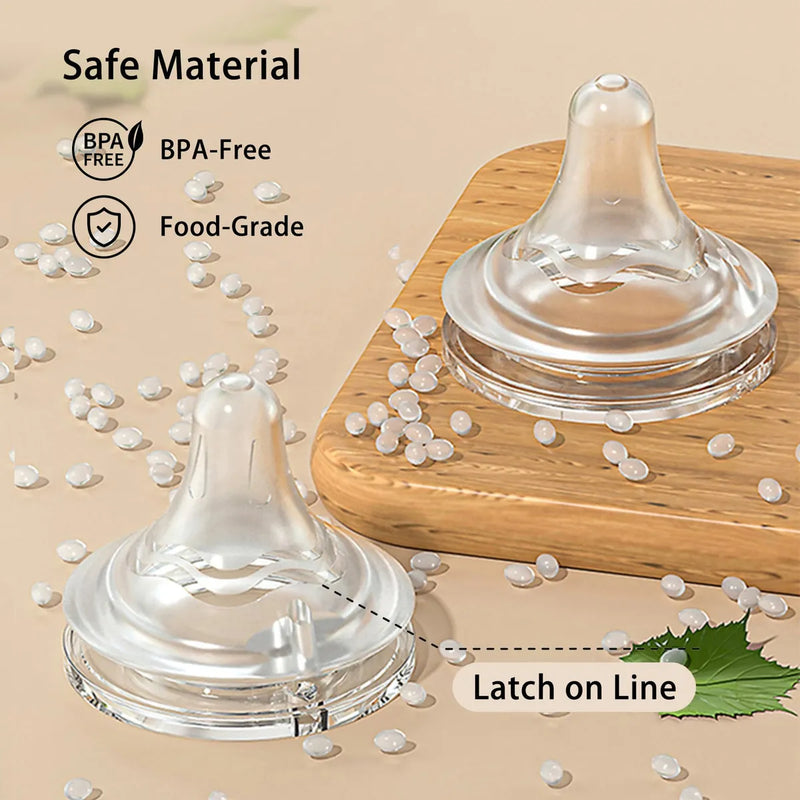 Yanyoyo Biberón De Vidrio Natural Para Bebés Que Amamantan