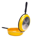 Sarten Doble Antiadherente Doubletta 4 En 1 Mostaza