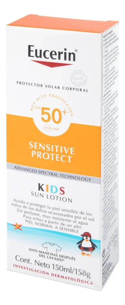 Protector Solar Eucerin Kids Sensitive Protect Fps 50 150 Ml
