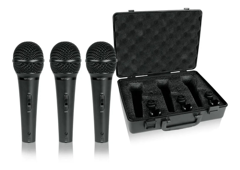 Micrófonos Behringer Ultravoice XM1800S Dinámico Supercardioide color negroS