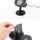 Proyector Navideño Luces Led Movimiento Exterior E Interior