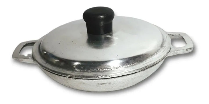 Cacerola Pequeña Con Tapa/aluminio Fundido/14cm Plateado