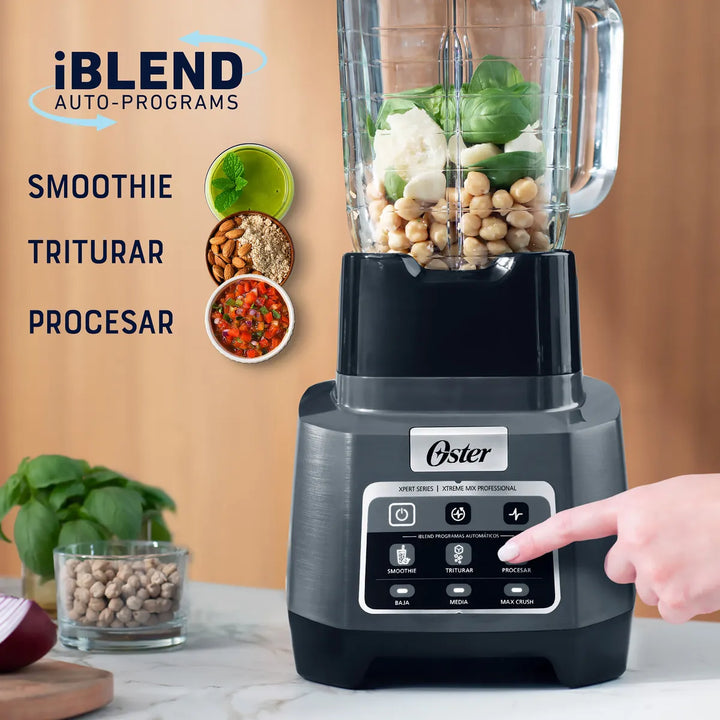 Licuadora Oster® Profesional Xtreme Mix, Reversible, 2l,gris Color Gris
