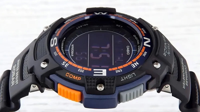 Reloj Casio Sgw100 2b Analógico Digital Brújula Termómetro