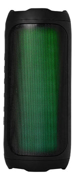 Parlante Recargable Breeza 16w Vta Flama Con Luces Led Color Negro