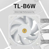 Ventilador De Cpu Thermalright Tl-b6w 60mm, Silencioso Y De