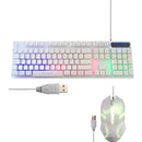 Mouse Y Teclado Gamer Rgb Aoas M-400 Blanco