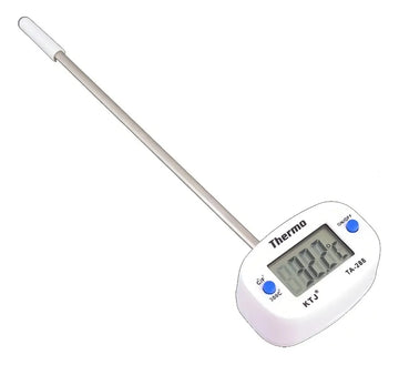 Termometro Cocina Digital Pincha Carne Liquidos Gastronomia Color Blanco Y Gris