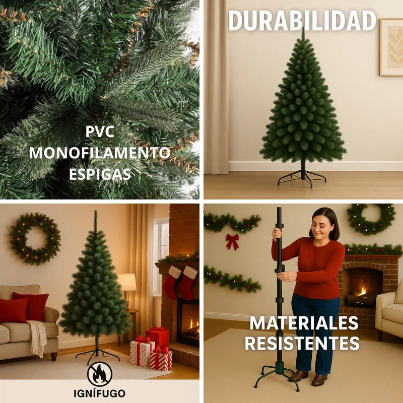 Árbol De Navidad Pino Himalaya 2.25m Verde 1131 Ramas