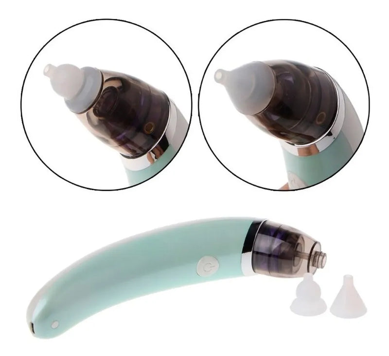 Aspirador Nasal Bebes Sacamocos Extractor Portátil Eléctrico Turquesa