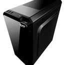 Caja Darkflash Water Square 5 Atx Vidrio Frontal Mid Tower Negro