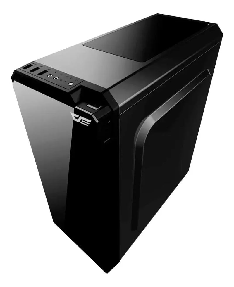 Caja Darkflash Water Square 5 Atx Vidrio Frontal Mid Tower Negro