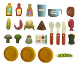 Lavaplatos de Juguete Rosa Plástico XINKOLO para Niños +3 Años con 23 Accesorios