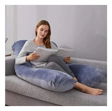 Almohada Para Embarazo En Forma De S Gris