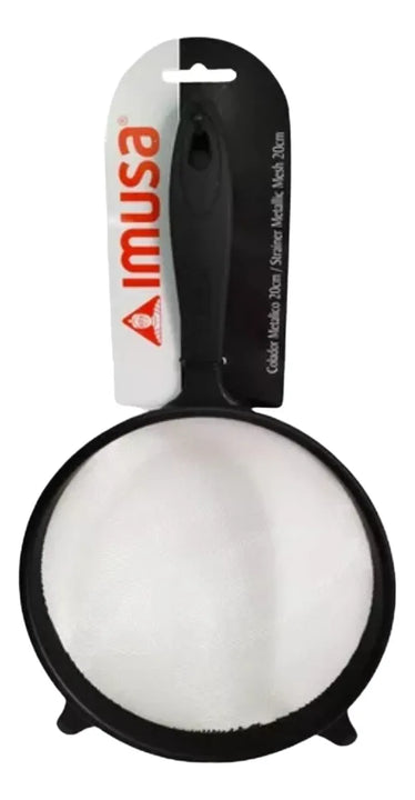Colador Metálico 20cm Imusa Jugos Pastas Negro