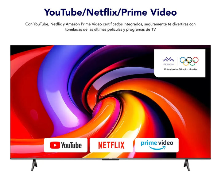 Televisor Iffalcon (by Tcl) 65u65 65 Pulgadas Led 4k Uhd Smart Tv Con Google Tv Y Control Por Voz