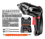 Destornillador Atornillador Eléctrico 48 Piezas Minitaladro - Negro