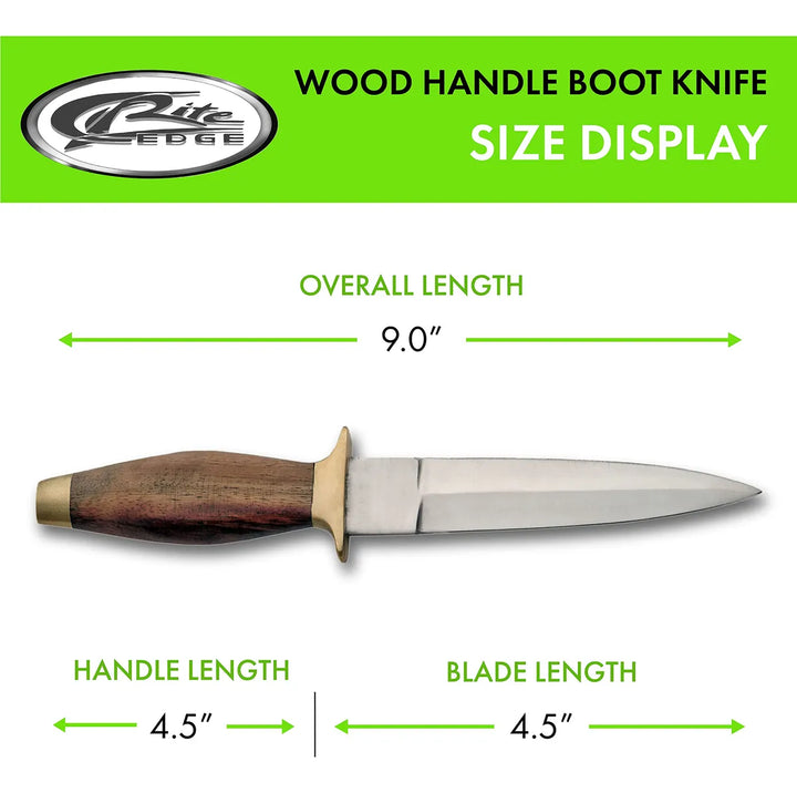 Szco Supplies - Cuchillo Para Botas Con Mango De Madera De 9