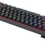 Teclado Mecánico Redragon Fizz Pro K616 Rgb Wireless Dual Color Del Teclado Negro Idioma Español Latinoamérica