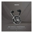 Audífonos Innovo PodsPRO Bluetooth Inalámbricos Negro con Micrófono y Luz LED